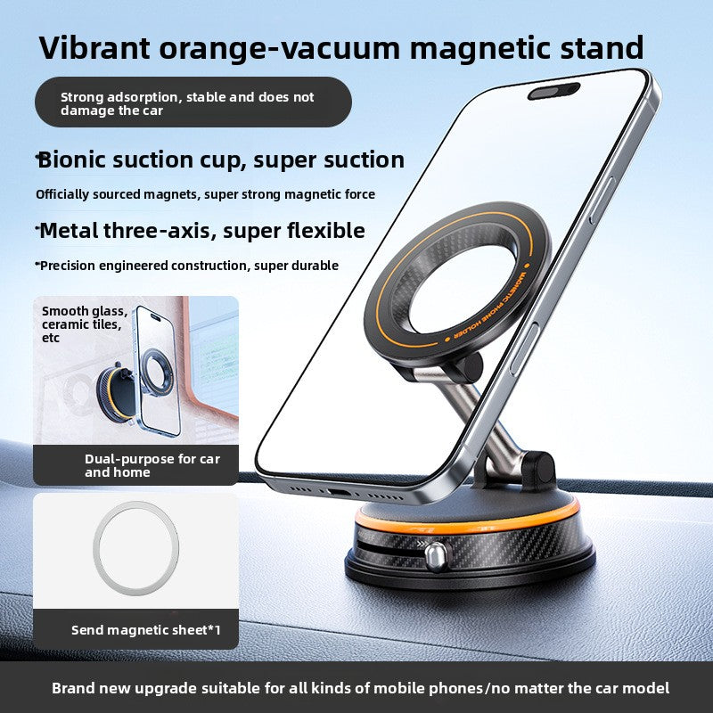 Magnetic Car Phone Mount with 15W Wireless Charging