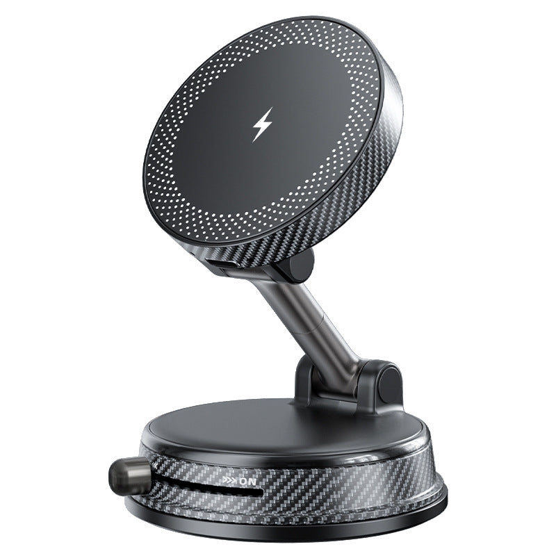 Magnetic Car Phone Mount with 15W Wireless Charging